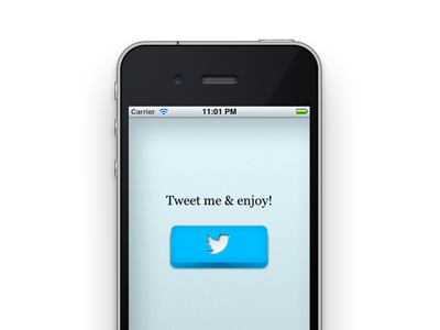 Tweet me & enjoy! app iphone mononelo simple twitter