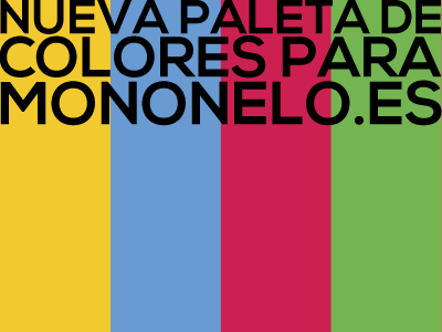 New color palette color design identity mononelo pallette