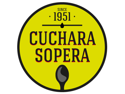 Logo of Cuchara Sopera blog comida cook cooker cooking cuchara food logo mononelo recetas recipes sopera