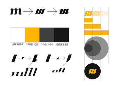 Reason why design grey logo mononelo yellow