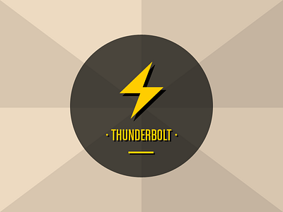 Thunderbolt thunderbolt yellow