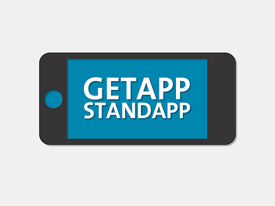 Get app, Stand app logo app get ios iphone logo stand