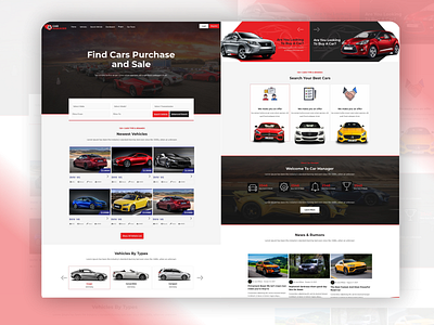 Car Manager branding design icon logo typography ui ux vector web website