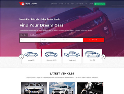 Vehicle Manager Demo app design logo ui ux vector web website