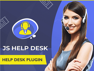 JS Help Desk Banner-2 app branding design helpdesk logo ui ux vector web website