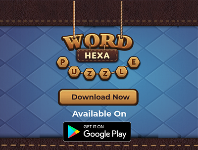 Word Hexa Game -End card app branding design logo logo design logodesign ux vector web website