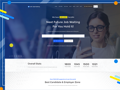 online job portal design job job application job board job listing jobs jobseeker jobsite website