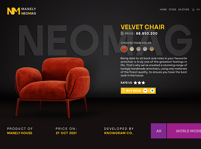 NEOMAG Shop 3d branding motion graphics ui