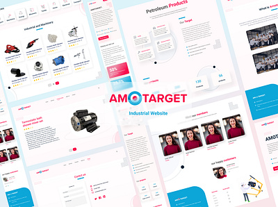 Amotarget Redesign Website 3d animation branding graphic design logo motion graphics ui