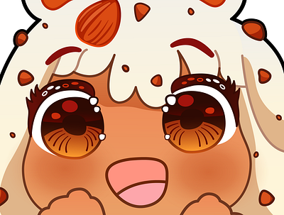 Cute Chibi emiticons anime chibi cute design emotions illustration stiker vector
