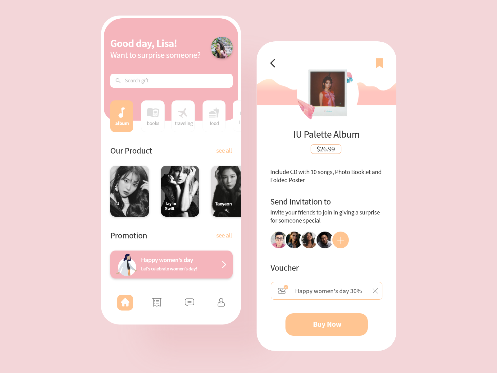 Gift Surprise Mobile App by Atikah Febrianti Nastiti on Dribbble