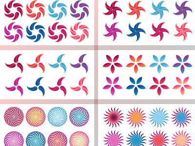 8 variants & 8 color symbolic design