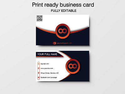 Orange violet print ready modern business card 3d 3d logo design aesthetic logo design black pink business card design branding business banner business card and stationary business card design design facebook post design graphic design illustration logo modern business card design stationary design ui