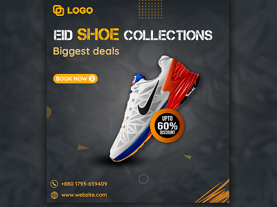 Shoe collections social media post design