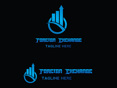 Business foreign trading professional dynamic logo design gfx