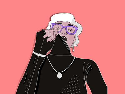 Sweater Weather fashion glasses illustration normcore person profile sweater