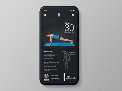 Daily UI Challenge 041 - Workout 100 day ui challenge adobe xd app design clean daily ui daily ui 041 daily ui challange daily ui challenge dailyui design layout minimalist mobile design ui ui ux uidesign uipractice web design