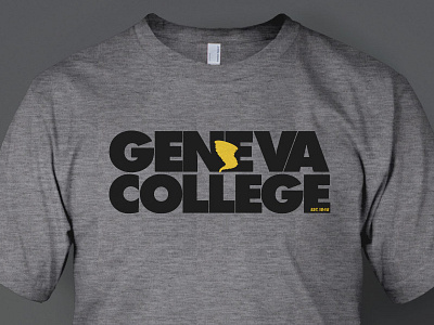 Summer Tshirt v2 design by committee futura extra bold geneva college tshirt