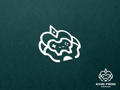 KING FROG adobe photoshop branding flat icon lineart logo logo design minimalist typography vector