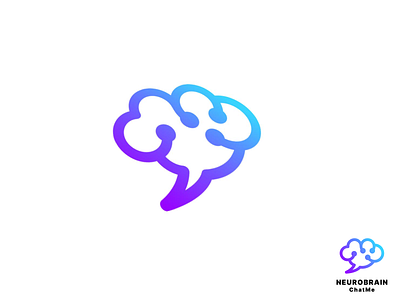 NEUROBRAIN adobe photoshop branding flat icon lineart logo logo design minimalist typography vector