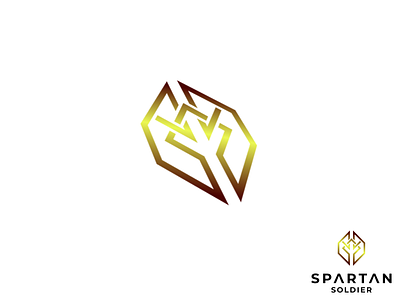 SPARTAN adobe photoshop branding flat icon lineart logo logo design minimalist typography vector
