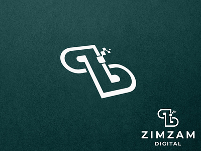 ZIMZAM adobe photoshop branding flat icon lineart logo logo design minimalist typography vector