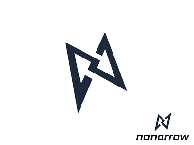 NONARROW adobe photoshop branding flat icon lineart logo logo design minimalist typography vector