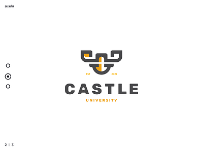 Castle University adobe photoshop brand branding castle company design forsale graphic design icon inspiration logo logo design logos logosai minimalist motion graphics typography university vector