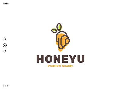 Honeyu adobe photoshop bee brand branding company design forsale graphic design honey icon inspiration logo logo design logos logosai minimalist premium typography vector