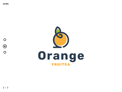 Orange Fruitea adobe photoshop brand branding company design forsale fresh fruit graphic design icon inspiration juice logo logo design logos logosai minimalist orange typography vector