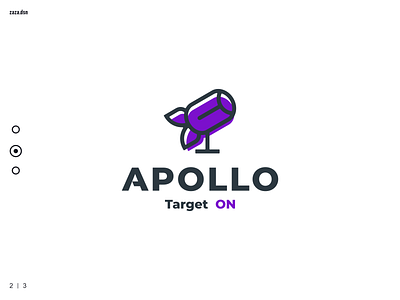 Apollo Target ON adobe photoshop apollo brand branding company design forsale graphic design icon inspiration logo logo design logos logosai minimalist target typography vector