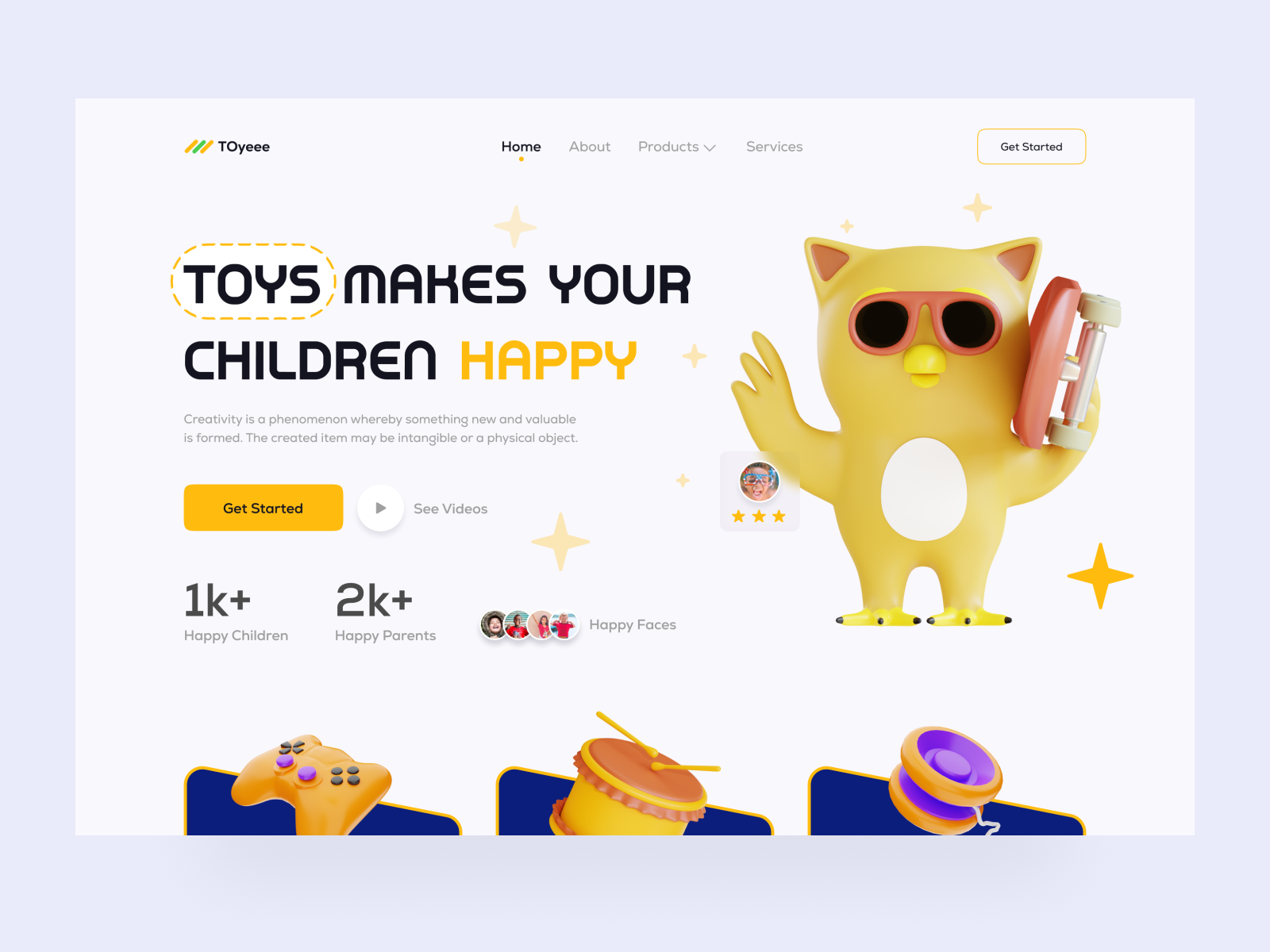 Toy Shop website UI Design by Istiaq Ahmed on Dribbble