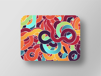 Maddly snake abstract colorful design generative art illustration p5js processing