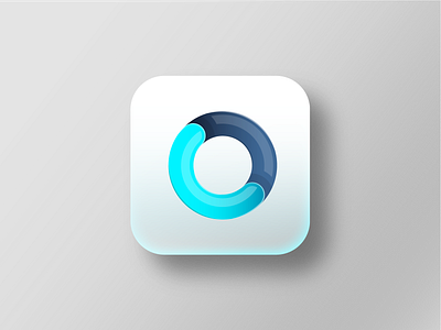 Ring icon abstract art abstraction app design logo ui vector