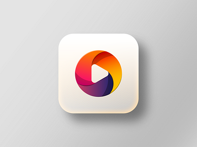 Photo editing app abstract branding colorful design icon illustration logo ui vector