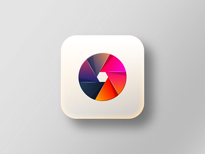 Photo editing app abstract abstract art app colorful design icon illustration illustrator logo ui