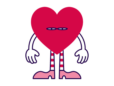 Heart character heart