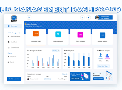 Management Dashboard design minimal product design ui uidesign uiux