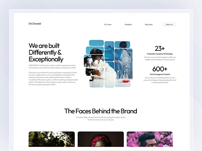 Ets Donald (About Us) Page about us about us page design minimal product design products team page teams ui uidesign uiux user experience design user interface design ux uxdesign