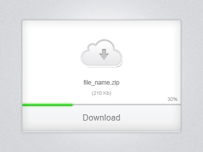 Download Widget download icon progress bar widget