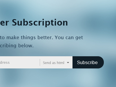 Newsletter Subscription landing page newsletter sign up subscription