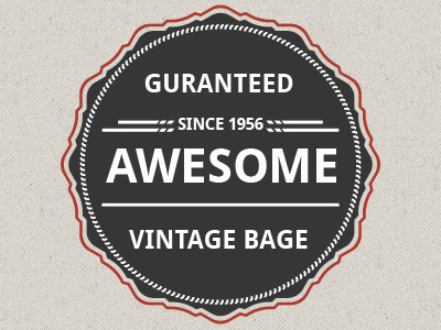 Awesome Vector Vintage Badges