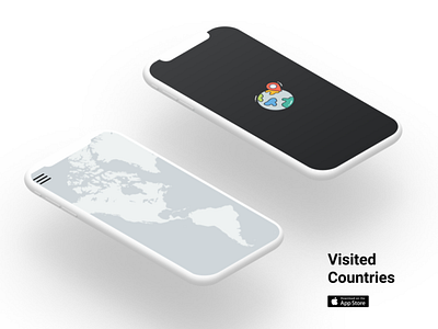 Visited Countries App app app design design illustration design ui web design