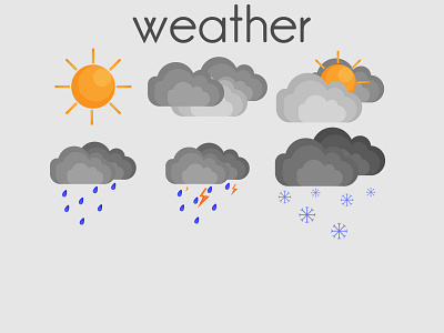 weather icons art design icon set icons illustration vector weather weather icon