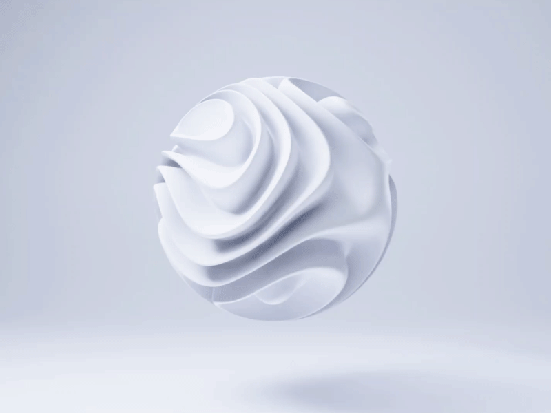 Pure Fluid 3d 3d art abstract animation blender clean concept cycles design fluid gfx illustration minimal minimalism minimalistic motion design motion graphics natural pure white