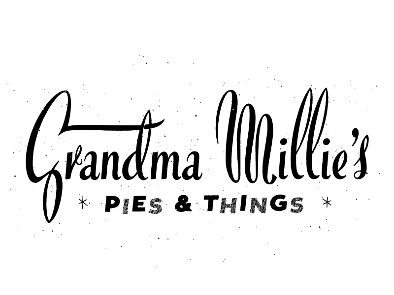 Grandma Millie's Pies (WIP) 50s baking gif grandmas logo pies wip