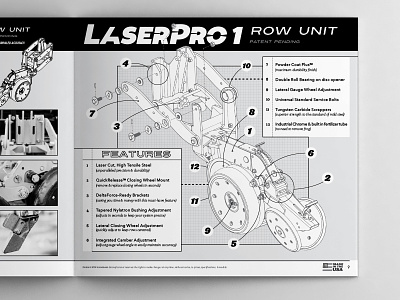 The LaserPro 1 agriculture booklet diagram farming laserpro manufacturing midwest planting usa