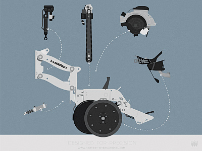 LaserPro 1 illustrated diagram agriculture diagram illustration laserpro planting precision