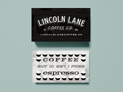 LLCC Loyalty Card card coffee espresso loyalty