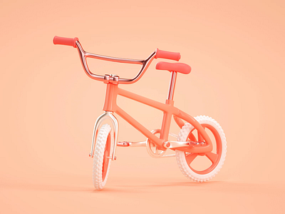 Hello bicycle animation 3d animation bicycle bike c4d maxonc4d orange